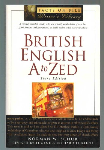 Stock image for British English A to Zed for sale by Better World Books