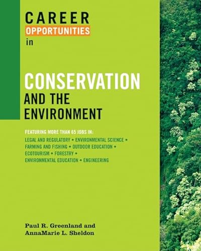 Imagen de archivo de Career Opportunities in Conservation and the Environment a la venta por Better World Books
