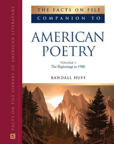 Stock image for The Facts on File Companion to American Poetry for sale by Better World Books