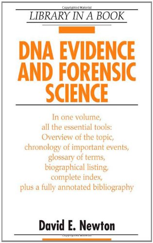 Stock image for DNA Evidence and Forensic Science for sale by Better World Books