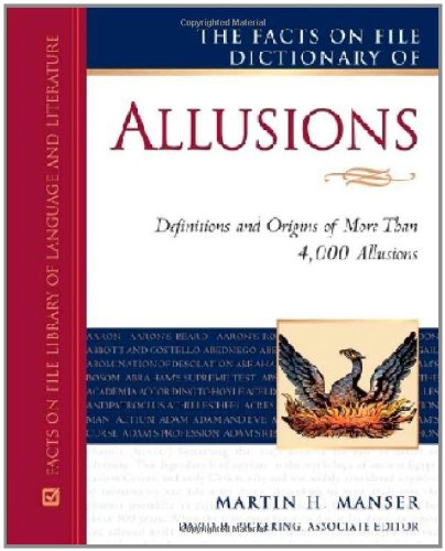 Imagen de archivo de The Facts On File Dictionary of Allusions (Writers Reference)**OUT OF PRINT** a la venta por Midtown Scholar Bookstore