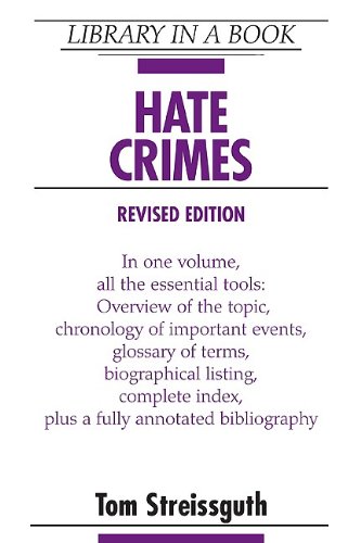 Beispielbild fr Hate Crimes zum Verkauf von Better World Books