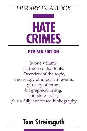 9780816073658: Hate Crimes (Library in a Book)
