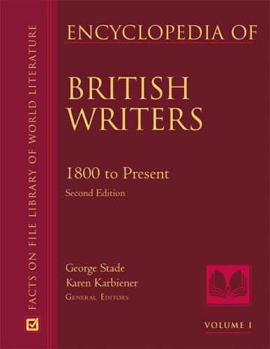 Stock image for Encyclopedia of British Writers, 1800 to the Present (2 Vol Set) for sale by Midtown Scholar Bookstore