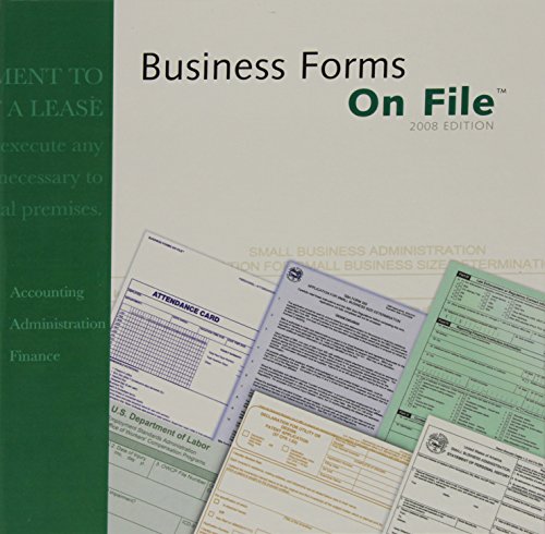 9780816075829: Business Forms On File, 2008 Edition