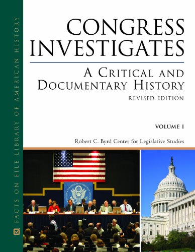 9780816076796: Congress Investigates: A Critical and Documentary History