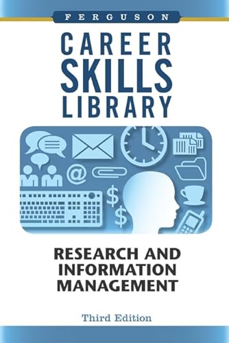 9780816077779: Research and Information Management (Career Skills Library)