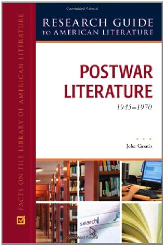 9780816078660: Post-War Literature, 1945-1970 (Research Guide to American Literature)