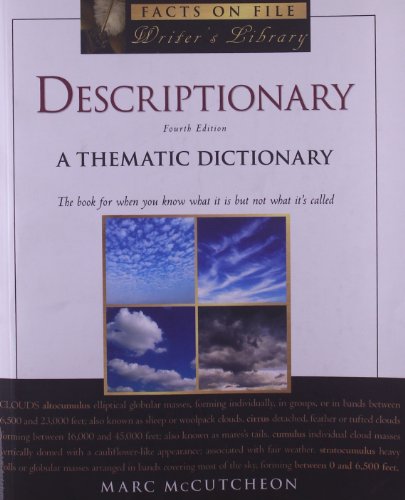 9780816079476: Descriptionary: A Thematic Dictionary (Facts on File Writer's Library)