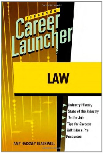 Imagen de archivo de Law (Ferguson Career Launcher (Hardcover)) a la venta por Phatpocket Limited