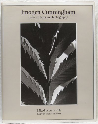 Stock image for Imogen Cunningham: Selected Texts and Bibliography (World Photographs Reference, Vol 2) for sale by Bookmans