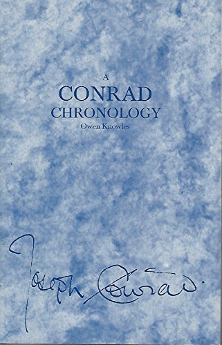 Stock image for A Conrad Chronology for sale by ThriftBooks-Dallas