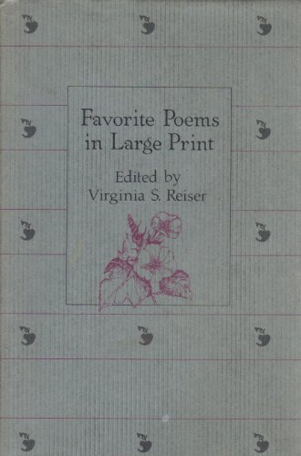 Stock image for Favorite Poems in Large Print for sale by ThriftBooks-Atlanta