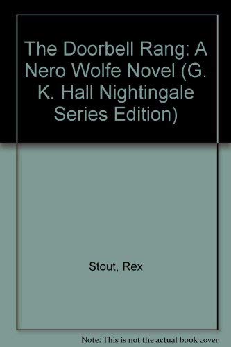 9780816137954: The Doorbell Rang: A Nero Wolfe Novel (G. K. Hall Nightingale Series Edition)