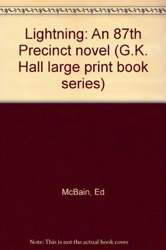 9780816138296: Title: Lightning An 87th Precinct novel GK Hall large pri
