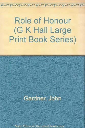 9780816138500: Role of Honour (G K Hall Large Print Book Series)