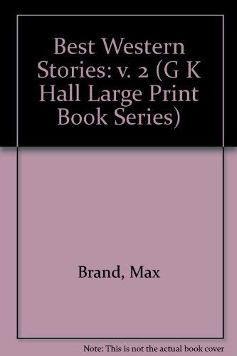 9780816140114: Best Western Stories: v. 2 (G.K. Hall Large Print Book Series)