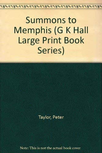 9780816143054: Summons to Memphis (G.K. Hall Large Print Book Series)