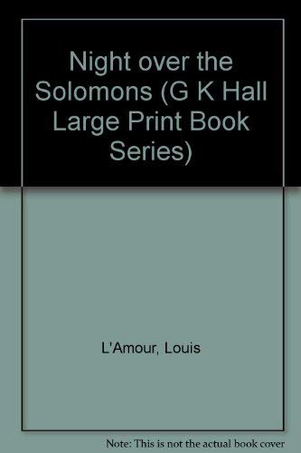 9780816143436: Night over the Solomons (G K Hall Large Print Book Series)