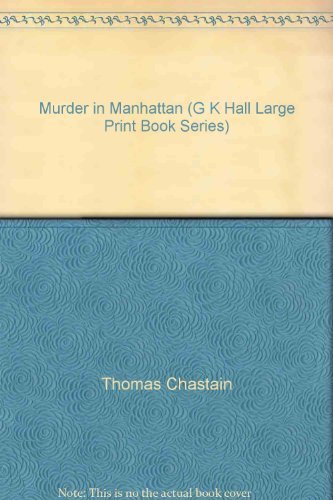 9780816143450: Murder in Manhattan (G.k. hall large print book series)
