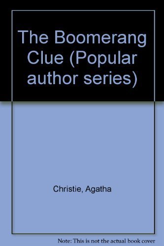 Stock image for The Boomerang Clue (G. K. Hall's Agatha Christie Series) for sale by Discover Books