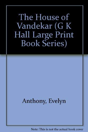9780816147618: The House of Vandekar (G K Hall Large Print Book Series)