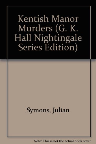 9780816148608: Kentish Manor Murders (G. K. Hall Nightingale Series Edition)