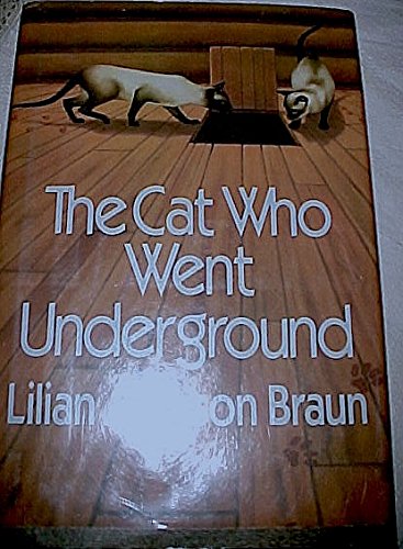 Stock image for Cat Who Went Underground (G K Hall Large Print Book Series) for sale by Ergodebooks