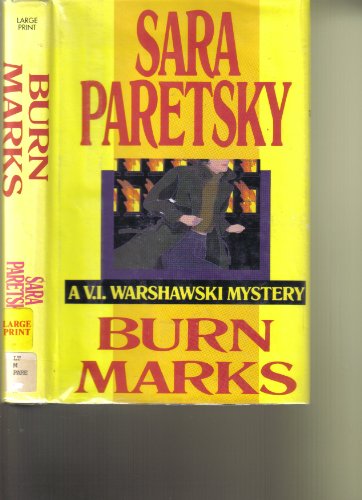 9780816150045: Burn Marks (G K Hall Large Print Book Series)