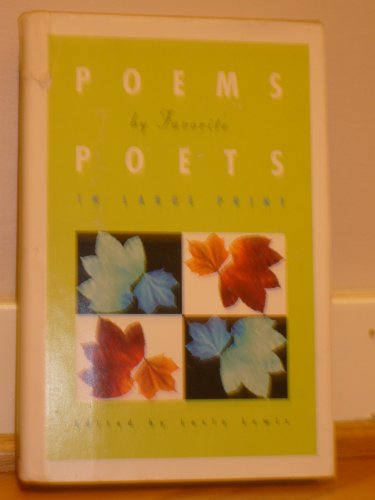 9780816150298: Poems by Favorite Poets in Large Print (G K Hall Large Print Book Series)