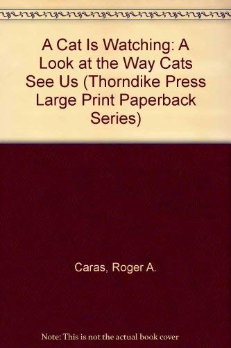 9780816150526: A Cat Is Watching: A Look at the Way Cats See Us (Thorndike Press Large Print Paperback Series)