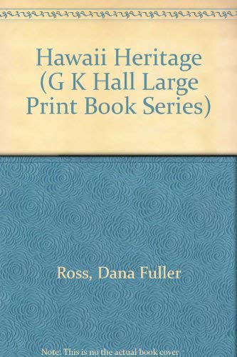 9780816154210: Hawaii Heritage (G K Hall Large Print Book Series)