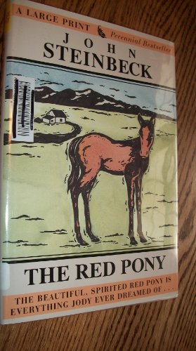 Stock image for The Red Pony (G K Hall Large Print Book Series) for sale by Irish Booksellers