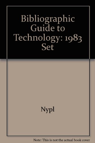 9780816169993: Bibliographic Guide to Technology: 1983, Set