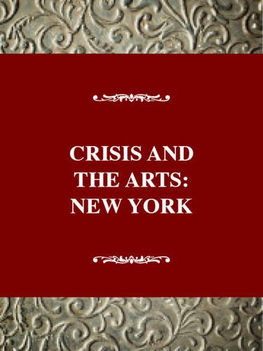 9780816173563: New York (Vol 8): Dada New York: New World for Old (Crisis and the Arts: the History of Dada)