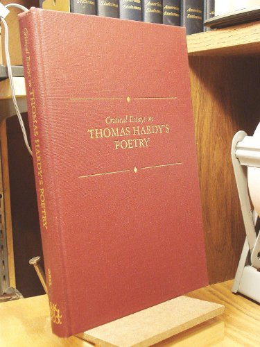 Stock image for Critical Essays on Thomas Hardy's Poetry for sale by Better World Books