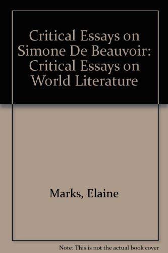 Imagen de archivo de Critical Essays on Simone de Beauvoir a la venta por Better World Books