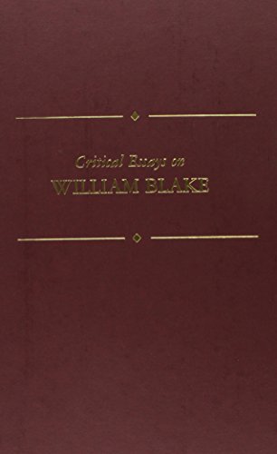 Imagen de archivo de Critical Essays on William Blake (Critical Essays on British Literature Ser.) a la venta por Black and Read Books, Music & Games