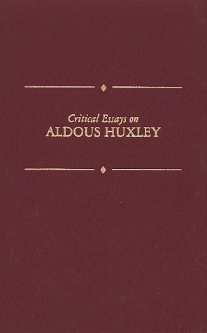 Stock image for Critical Essays on Aldous Huxley for sale by Better World Books Ltd