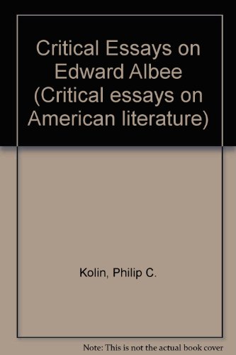 Stock image for Critical Essays on Edward Albee for sale by Better World Books