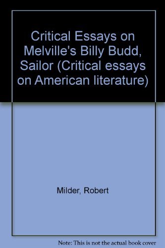 Stock image for Critical Essays on Melville's "Billy Budd" for sale by Better World Books