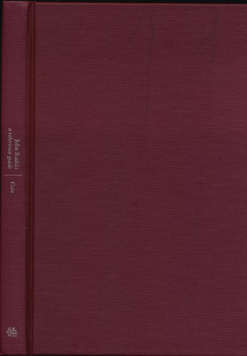 9780816189083: John Ruskin: Reference Publication in Literature