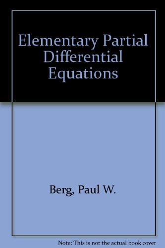 9780816205844: Elementary Partial Differential Equations