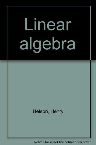 Stock image for Linear algebra for sale by ThriftBooks-Atlanta