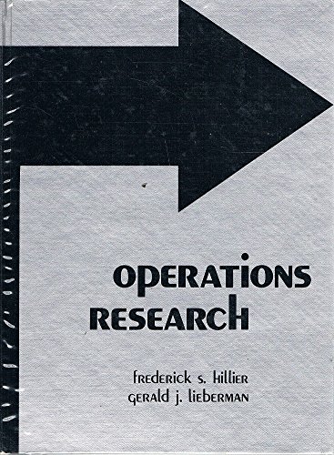 Beispielbild fr Operations Research zum Verkauf von Wonder Book
