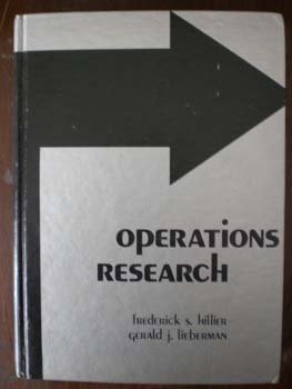 Operations Research (9780816238569) by Hillier, Frederick S.