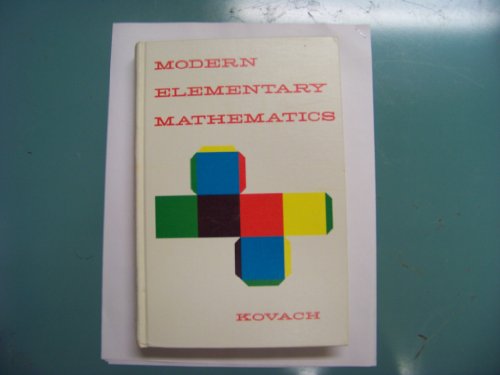 Imagen de archivo de Modern Elementary Mathematics a la venta por Better World Books