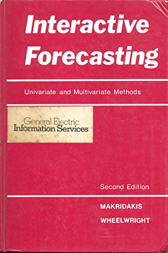 Stock image for Interactive Forecasting: Univariate and Multivariate Methods for sale by HPB-Red