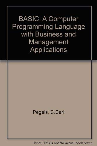 9780816266845: BASIC: A Computer Programming Language with Business and Management Applications