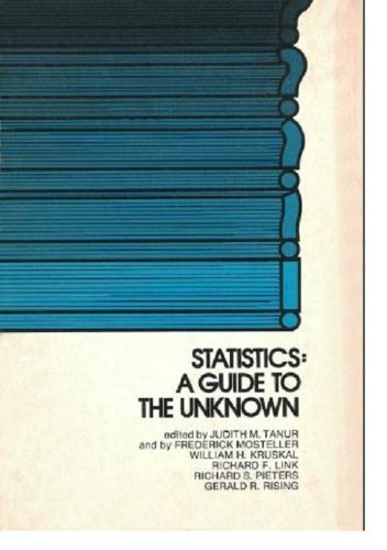 Imagen de archivo de Statistics: A Guide to the Unknown a la venta por Wonder Book